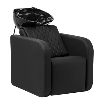 Electric Backwash Unit with Massage Gabbiano Sylvia Black