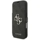 Knygutės tipo dėklas Guess Book 4G Metal Logo, iPhone 18 Pro / 17 Pro, juodas