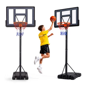 Laisvai pastatomas krepšinio stovas Movepro, reguliuojamas iki 305 cm