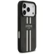Guess 4G Printed Stripes MagSafe dėklas iPhone 17 Pro, juodas