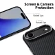 Tech-Protect iPhone 17 Air Case Ion Carbon MagSafe, Black/Silver