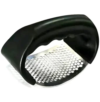 Stainless Steel Garlic Press Black/Silver
