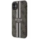 Guess dėklas iPhone 11 / XR su MagSafe, rudas