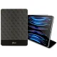 Guess 4G Stripe Allover dėklas iPad Pro 12.9\", juodas