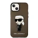 Karl Lagerfeld Ikonik Karl dėklas iPhone 14 Plus / 15 Plus, juodas