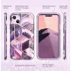 Supcase Cosmo dėklas iPhone 14 Plus telefonui, Pink Marble