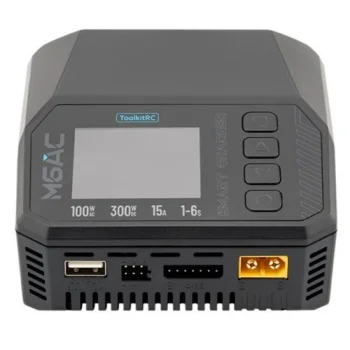 M6AC išmanusis akumuliatorių įkroviklis AC 100W DC 300W