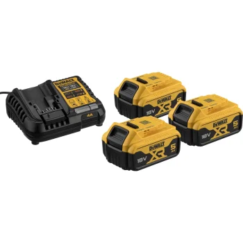 DeWalt DCB1104P3-QW 18V 5Ah Akumuliatorių ir Įkroviklio Rinkinys