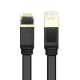 Ugreen Flat Cable Internet Network Cable Ethernet Patchcord RJ45 Cat 7 STP LAN 10 Gbps 3m Black (NW106 11262)