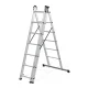ModernHome 3x7 daugiafunkcis aliumininis sulankstomas laiptelis, 150 kg