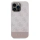Guess 4G Stripe Case for iPhone 14 Pro Pink