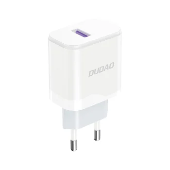 Dudao A20EU USB-A 18W sieninis įkroviklis - baltas