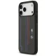 BMW dėklas iPhone 17 Pro Max telefonui M Kevlar Lines & Logo MagSafe, juodas