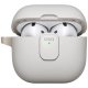 Uniq Clyde Lock dėklas, skirtas Apple AirPods 4, smėlio spalvos