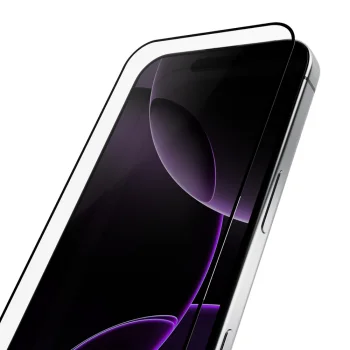 Puro Frame grūdintas apsauginis stiklas su rėmeliu iPhone 16 Pro Max, 9H