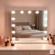 ModernHome kosmetinis makiažo veidrodis 50x40 cm su 13 LED lempučių