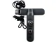 5-in-1 Survival Whistle with Compass Flashlight Thermometer, Black