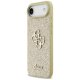 Auksinis dėklas Guess Fixed Glitter Big 4G, skirtas iPhone Air
