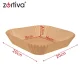 Zortiva Air Fryer Square Paper Liners 20cm 400 Pcs