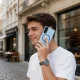 Tech-Protect MagFlex MagSafe dėklas Samsung Galaxy A57 5G, skaidrus mėlynas