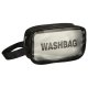 Set of 3 Clear Waterproof Travel Toiletry Bags, Makeup Organizer Pouches, Black