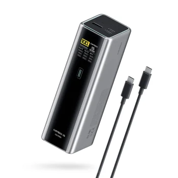 Išorinė baterija Cuktech CKPB200UGLGR, 210W, 20000mAh, pilka