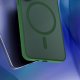 3mk Smoke MagCase dėklas iPhone 17 Pro Max telefonui, žalias