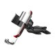 Baseus Metal Age Gravity Car Mount Air Vent Phone Bracket Holder for CD Slot, Silver