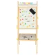 Double-Sided Magnetic and Chalk Board for Kids with Accessories, 38x37x90cm