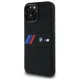 BMW dėklas iPhone 16 Pro Max telefonui Silicone Middle Stripe MagSafe, juodas