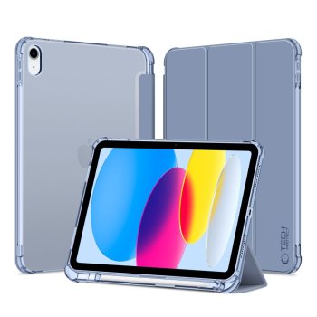Tech-Protect SC Pen Hybrid dėklas, skirtas iPad 10 (2022), mėlynas / skaidrus