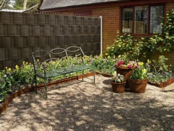 Tvoros juosta MIKKO RATTAN MK-01, 12,75x0,19 m (1200 g/m²), tamsiai ruda