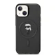 Karl Lagerfeld iPhone 15 dėklas IML Ikonik MagSafe, juodas