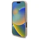 Guess New 4G Triangle dėklas, skirtas iPhone 16, baltas