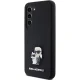 Karl Lagerfeld dėklas Samsung Galaxy S24 telefonui Silicone Karl & Choupette, juodas