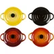 Keramikinių mini puodelių rinkinys Le Creuset 4 vnt., 0.25 l, įvairių spalvų