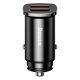 Baseus Square Smart Car Charger 2x USB QC 3.0 SCP AFC 30W, Black