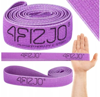 Audinio pasipriešinimo guma 4Fizjo 401 Power Band, 20-27 kg, violetinė