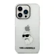 Karl Lagerfeld Ikonik Choupette dėklas, skirtas iPhone 14 Pro Max, skaidrus
