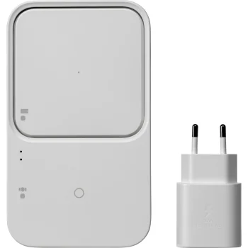 Samsung Wireless Charger Duo 15W belaidis įkroviklis su adapteriu ir laidu, baltas