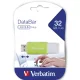 Verbatim DataBar USB atmintinė 32 GB USB 2.0, žalia (49454)