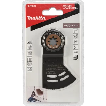 Makita B-66391 MAP008 įleidžiamasis segmentinis pjūklo ašmuo 53 mm Starlock Plus