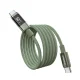 Choetech XCC-1068 PD 60W USB-C į USB-C laidas su ekranu 1,2 m - žalias