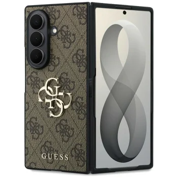 Guess Big 4G Logo dėklas, skirtas Samsung Galaxy Z Fold 8 Ultra, Brown
