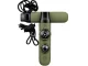 7-in-1 Survival Emergency Whistle with Compass and Flashlight, Green
