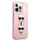 Karl Lagerfeld iPhone 13 / 13 Pro Case Glitter Karl\'s & Choupette, Pink
