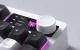Žaidimų klaviatūra Onikuma MT902 2.4G RGB, juoda ir balta