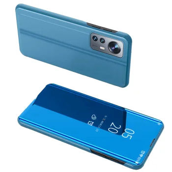 Atverčiamasis dėklas Clear View Case telefonui Xiaomi 12 Lite, mėlynas
