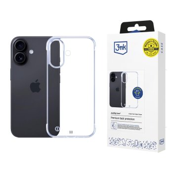 3Mk Protection Just20g Case for Apple iPhone 16 Plus - Transparent