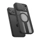 Tech-Protect Kevlar Aura MagSafe dėklas skirtas iPhone 18 Pro / 17 Pro su stovu, Matte Black